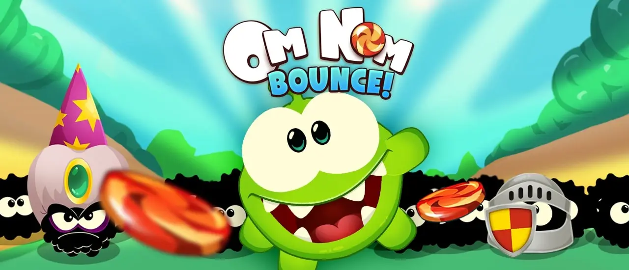 Om Nom Bounce - Jeu de Tir et Plateforme Gratuit