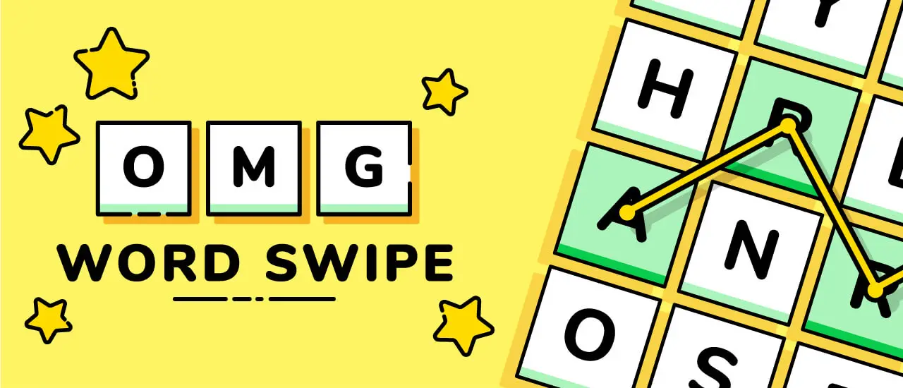 OMG Word Swipe 無料パズルゲームで遊ぶ - 脳トレ・単語パズル