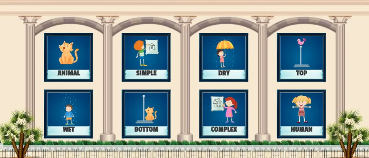Opposite Photo Match - Jogo de Quebra-Cabeça Educativo Grátis