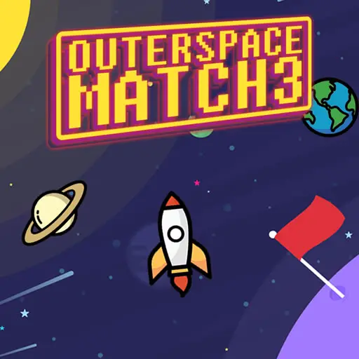 Outerspace Match 3 - Ücretsiz Online Eşleştirme Oyunu