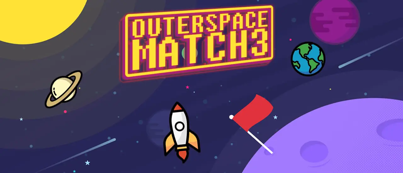 Outerspace Match 3 - Ücretsiz Online Eşleştirme Oyunu