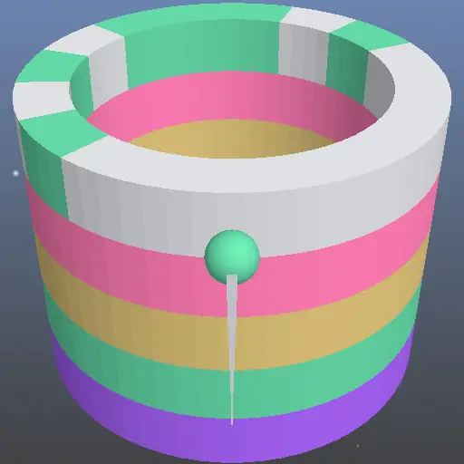 Paint the Rings - 簡単操作の中毒性パズルゲームで遊ぼう