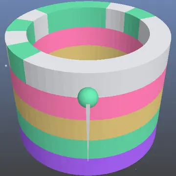 Paint the Rings - 簡単操作の中毒性パズルゲームで遊ぼう