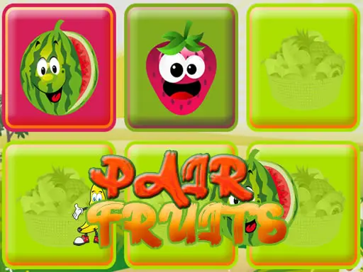 Pair Fruits - Juego de Memoria Gratis para Jugar en Línea