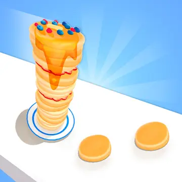 Pancake Tower 3D - Jeu de stacking de crêpes en ligne gratuit