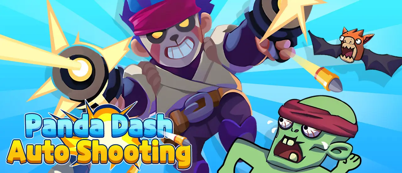 Panda Dash Auto Shooting – Kostenloses Action-Spiel online spielen