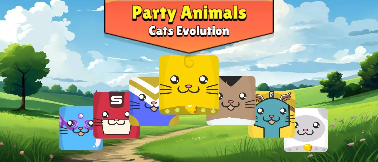 Party Animals Cats Evolution - Free Play Game for Fun & Relaxation