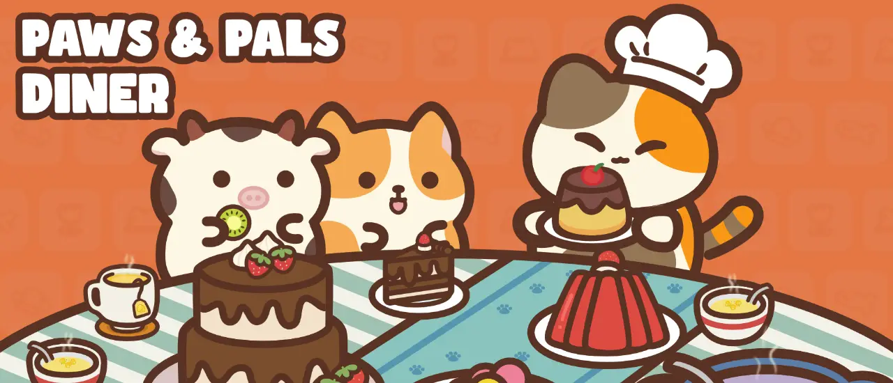 Paws & Pals Diner - Jogue e Gerencie Restaurante Fofo