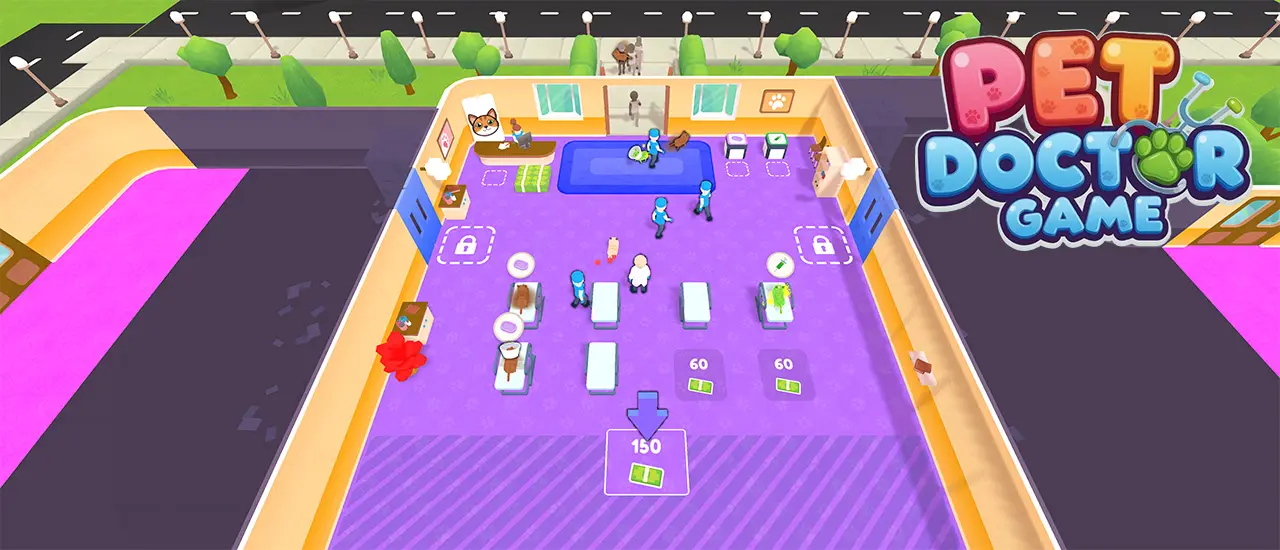Pet Doctor Business Tycoon - Jeu de simulation de soins aux animaux gratuit