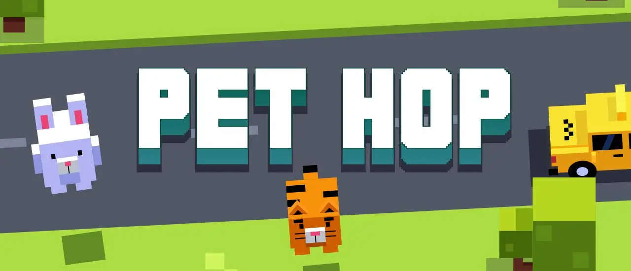 Pet Hop - Kostenloses Spiel zum Überqueren des Verkehrs