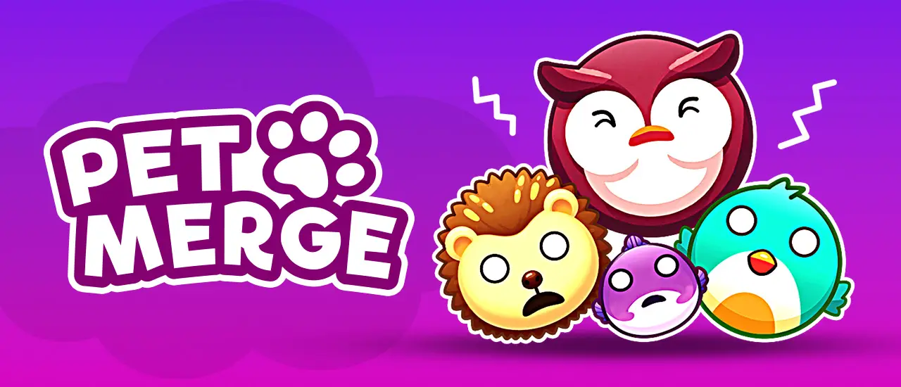 Pet Merge - Jogo de Combinar Animais Fáceis e Divertidos