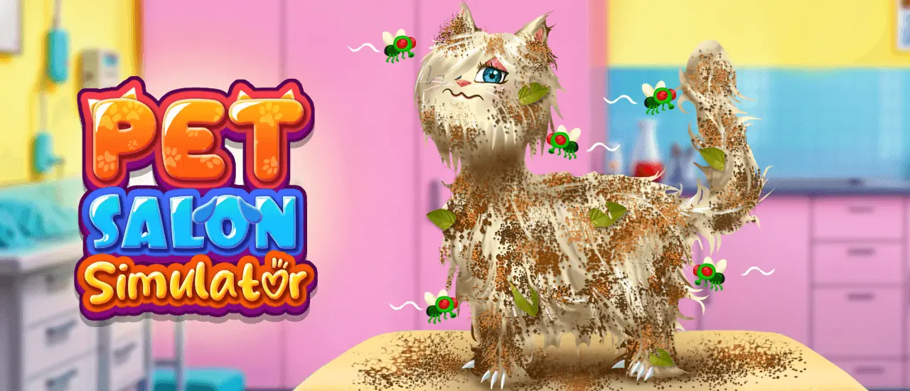 Pet Salon Simulator - Fun Pet Grooming & Dress-up Game