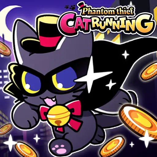 Phantom Thief Cat Koşma Oyunu - Ücretsiz Oyna