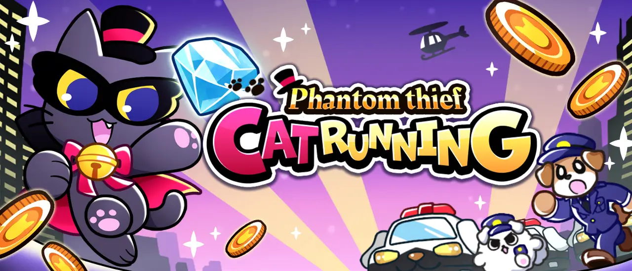 Phantom Thief Cat Koşma Oyunu - Ücretsiz Oyna