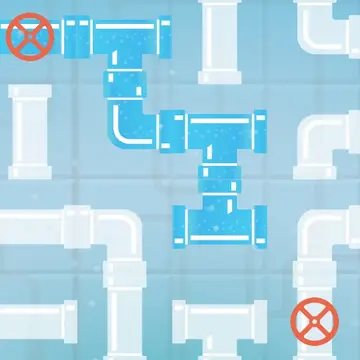 パイプ洪水パズル - オンライン無料で遊べるパズルゲーム