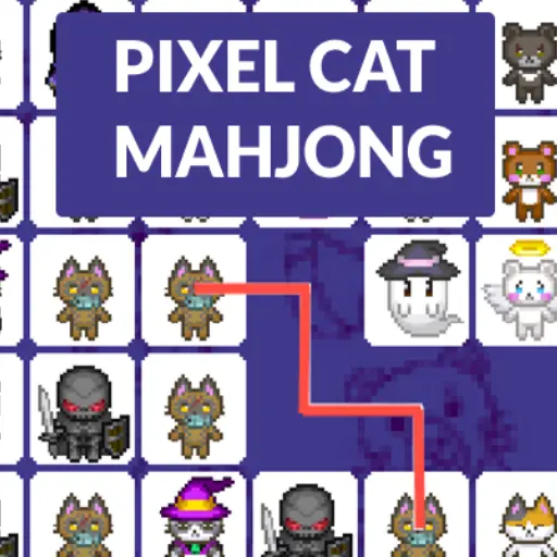 Pixel Cat Mahjong - Jouer en ligne gratuitement