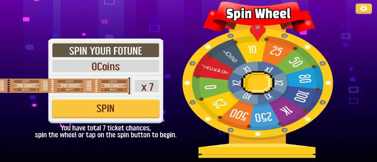 Pixel Gun Spin Wheel - Jeu Gratuit pour Gagner des Gemmes et Pièces