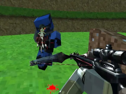 Pixel Paintball Ruins Fun - Free Online Shooter Game