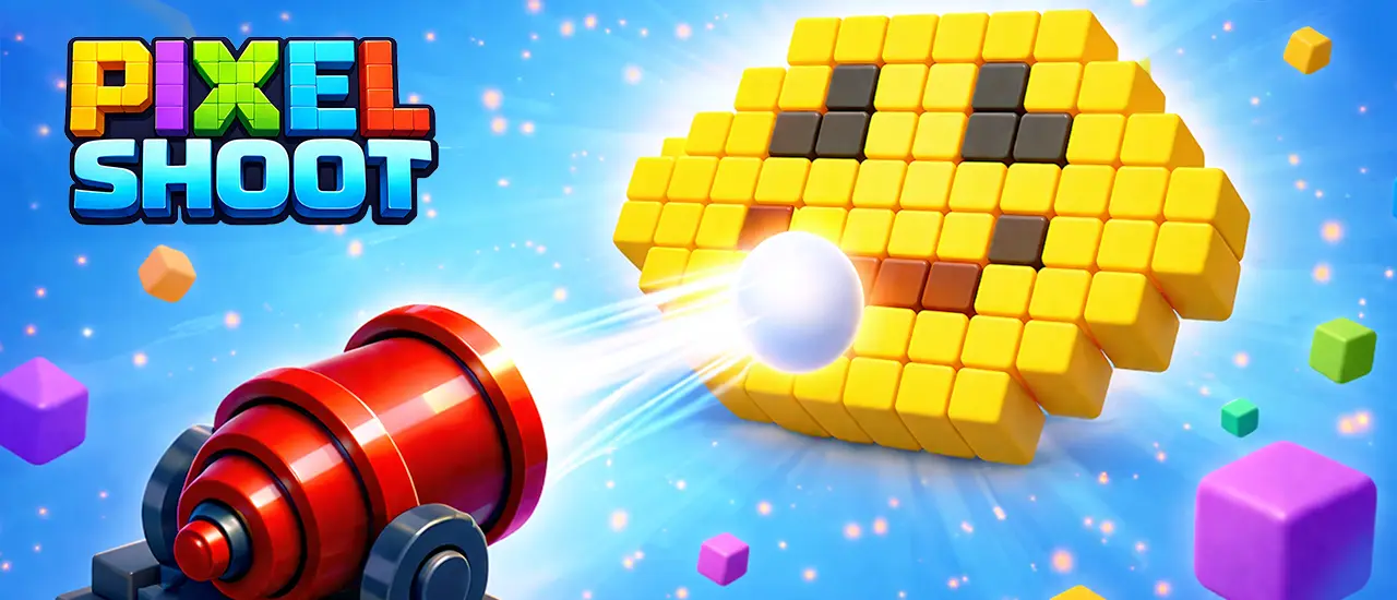 Pixel Shoot - Jogue Jogo de Quebra-Cabeça Arcade Grátis