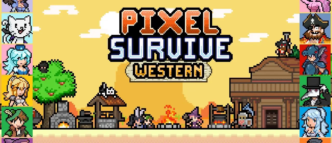Pixel Survive Western - Jeu d'Aventure Gratuit en Ligne