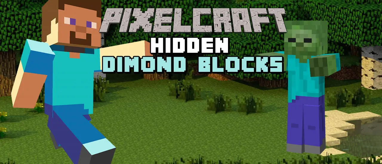 Pixelcraft Hidden Diamond Blocks - Jeu en ligne gratuit