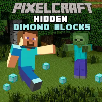 Pixelcraft Hidden Diamond Blocks - Jeu en ligne gratuit