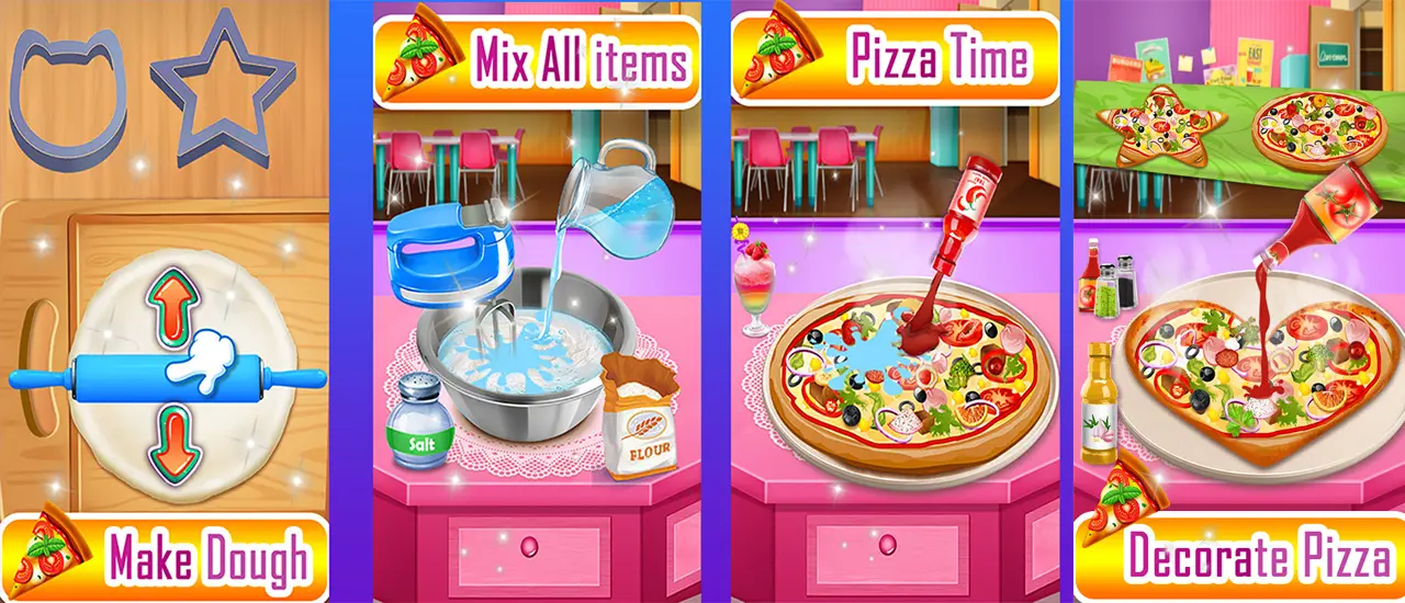 Pizza Maker : Jeux de cuisine et pâtisserie pour enfants à jouer en ligne