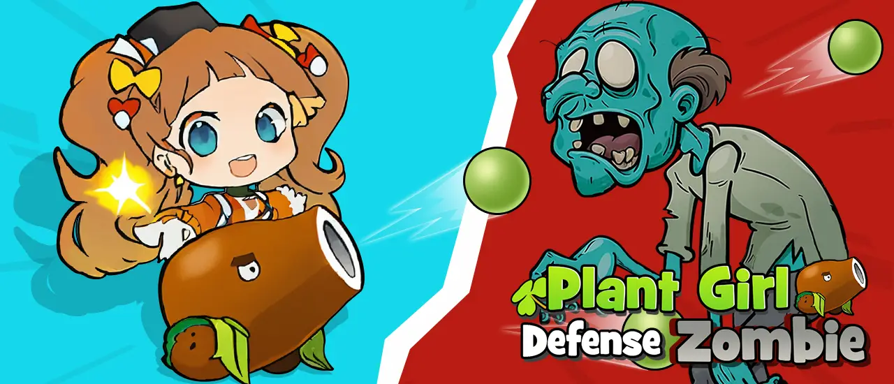 Plant Girl Defense Zombie - Juego de Estrategia y Defensa en Línea Gratis
