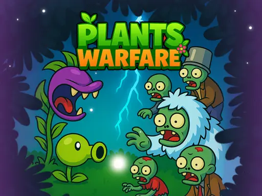 Plants Warfare - Jeu de tir casual et gratuit en ligne