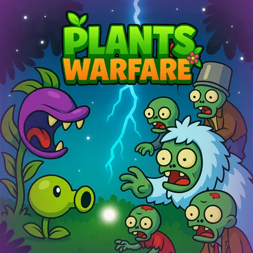 Plants Warfare - Jeu de tir casual et gratuit en ligne