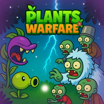 Plants Warfare - Jeu de tir casual et gratuit en ligne