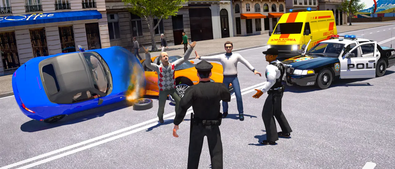 Police Car Real Cop Simulator - Play Game & Drive Police Cars