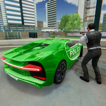 Police Chase Real Cop Car Driver - Jeu de course et police
