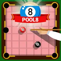 Pool 8 لعبة بلياردو مجانية وتحدي الألغاز على الإنترنت