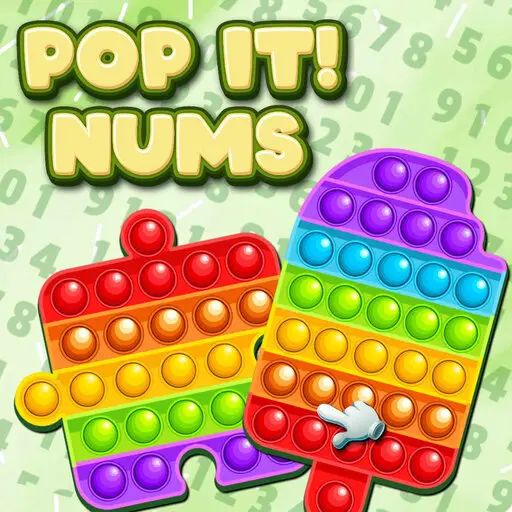 لعب لعبة Pop It Nums المجانية للأرقام والرياضيات للأطفال