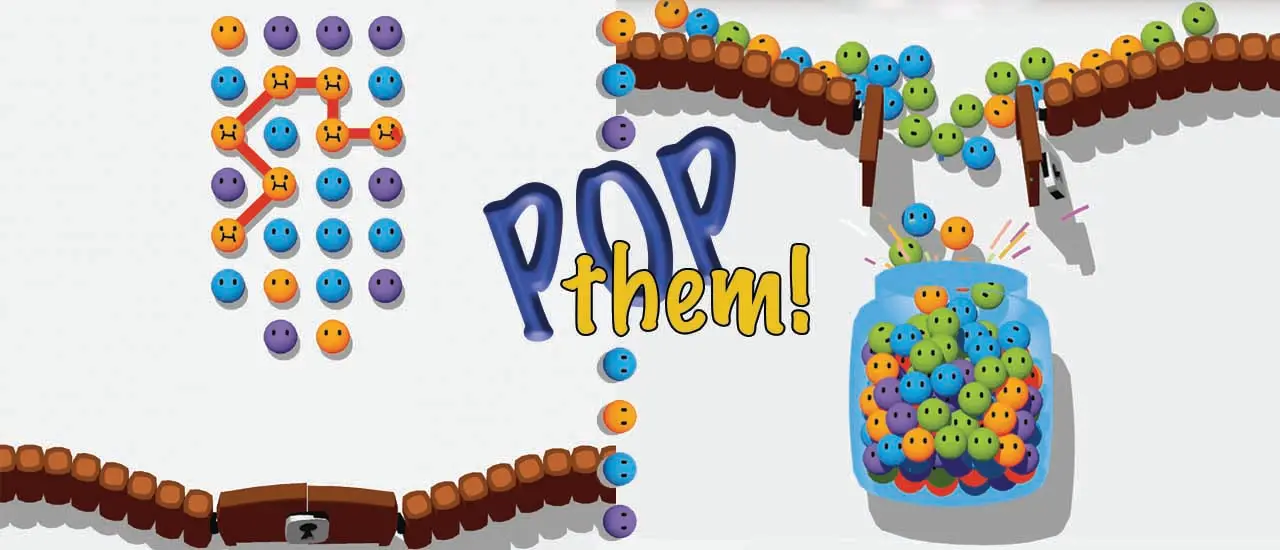 Pop Them! Jogo de Quebra-Cabeça Grátis para Jogar Online