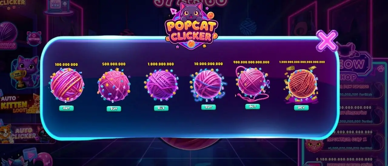 Popcat Clicker - Fun Idle Clicker Game to Play and Earn Coins