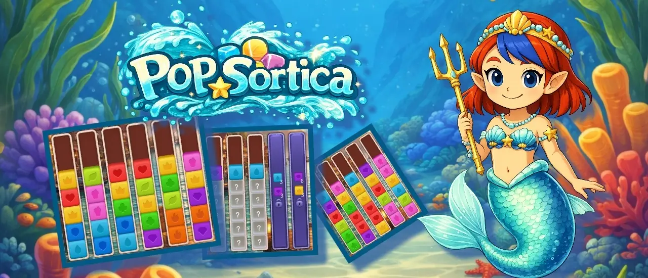 PopSortica: Jogue Jogo de Quebra-Cabeça Casual Online Grátis