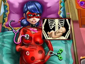 Pregnant Dotted Girl Emergency - Play Game & Care for Her