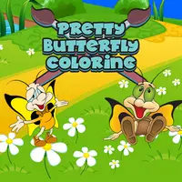 Pretty Butterfly Coloring