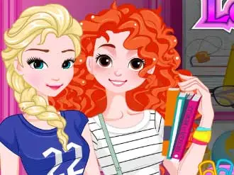Princess Back 2 School Lockers - Juego de Decorar Lockers Escolares para Niñas