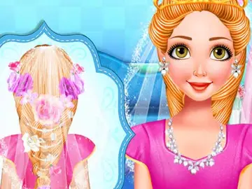 Princess Bridal Hairstyle - Juego de Vestir y Peinados para Novias