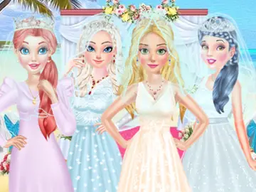 Princess Collective Wedding - Play Game for Bridal Dress Up & Makeup Fun