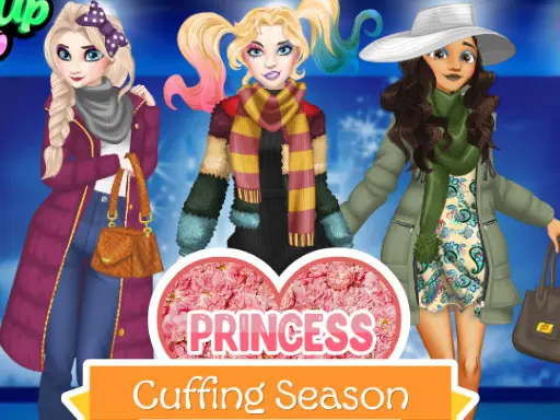 Princess Cuffing Season - Jeu de Dress-up pour Filles