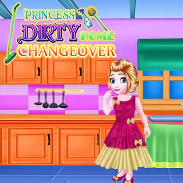 Princess Dirty Home Changeover – Kostenloses Spiel zum Aufräumen und Dekorieren