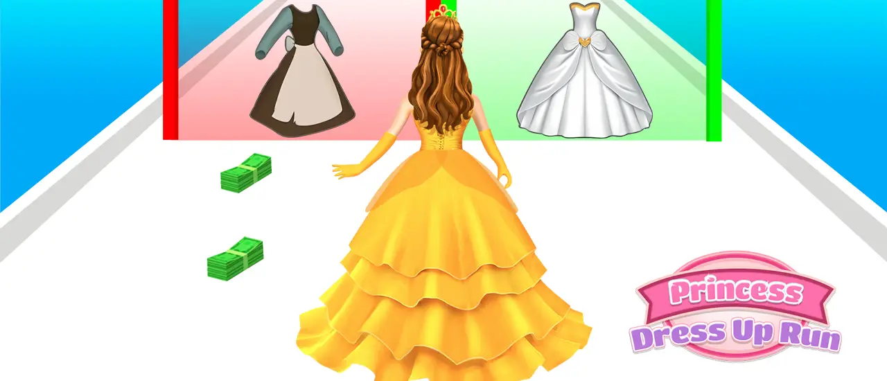 Princess Dress Up Run - Free Play Game for Girls