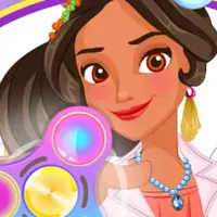 Princesas Fidget Spinners - Jogo de Vestir e Competição