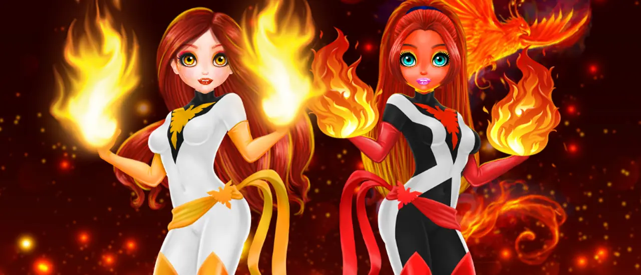 Princess Flame Phoenix - Jeu de dress-up gratuit en ligne