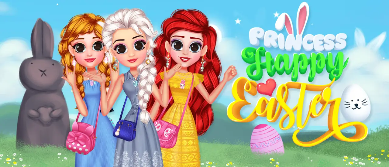 Princess Happy Easter - Online Spiel zum Osterfest für Kinder