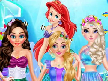 Princess Mermaid Style Makeup - Free Dress Up & Play Game